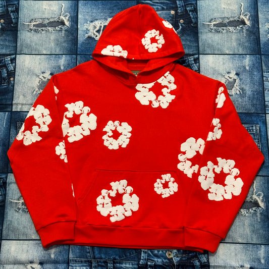 Denim Tears Cotton Wreath Orange Hoodie