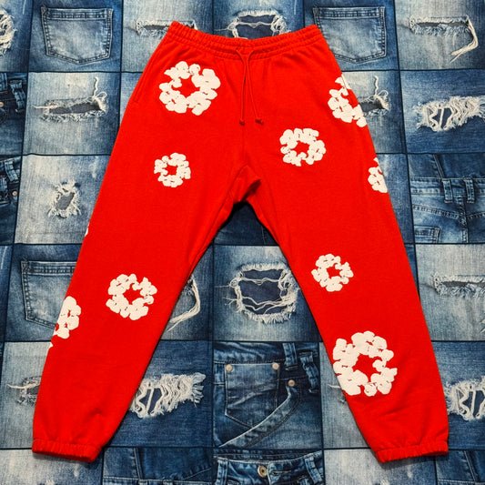 Denim Tears Cotton Wreath Orange Sweatpants